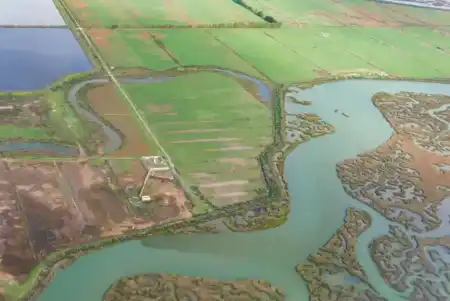 Ria Formosa z lietadla