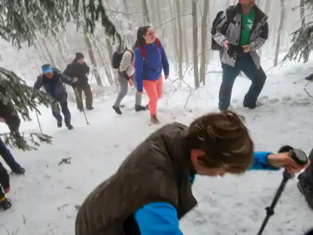 Zimný výstup: Od blata cez ľad